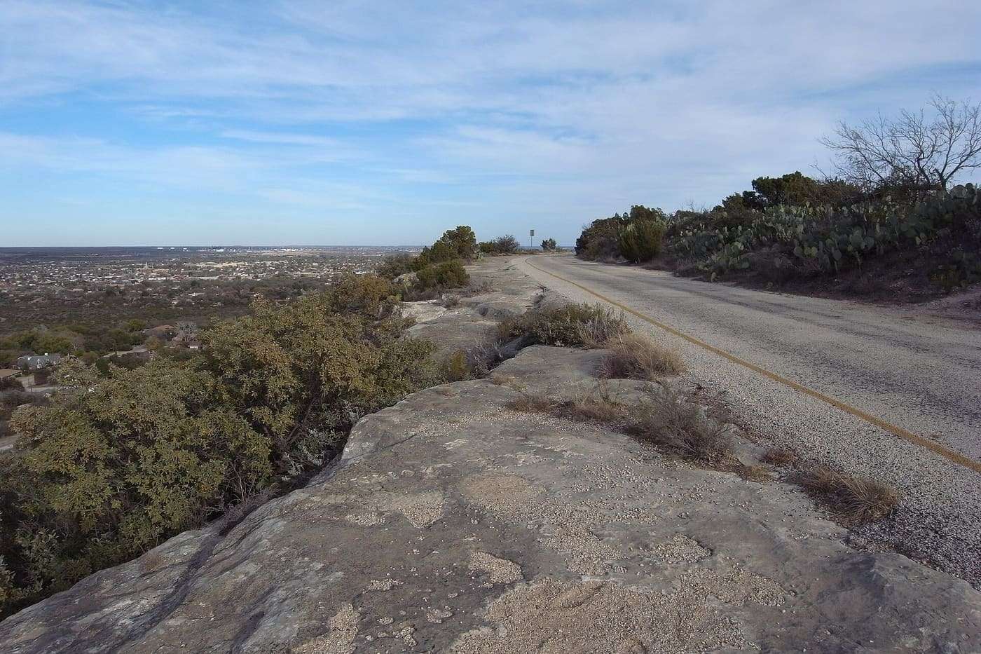 Scenic Drive, Big Spring State Park (Texas) .