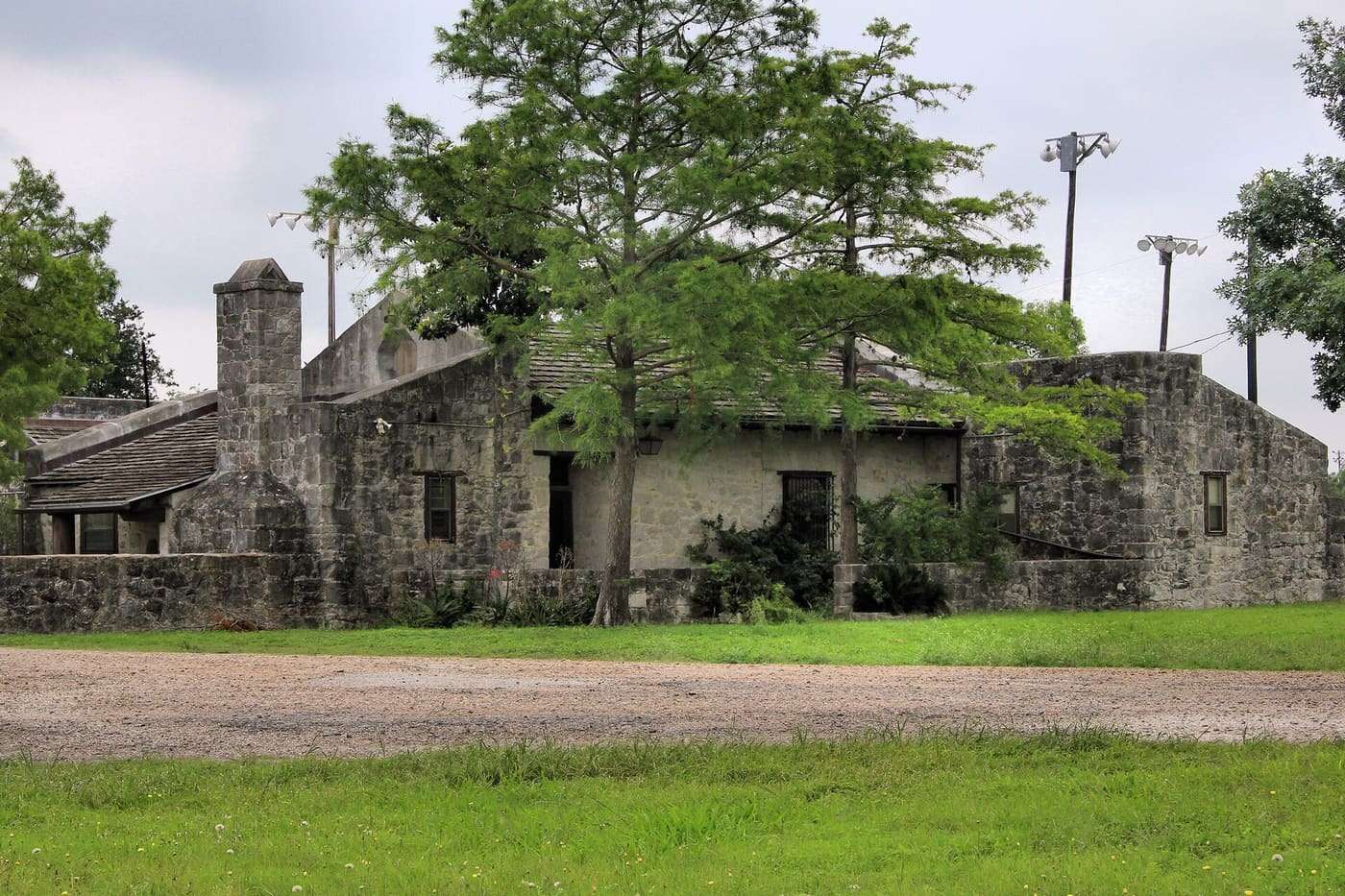 The custodian's house at Goliad State Park in Goliad, Texas, United States was built by the Civilian Conservation Corps between 1936 and 1937.