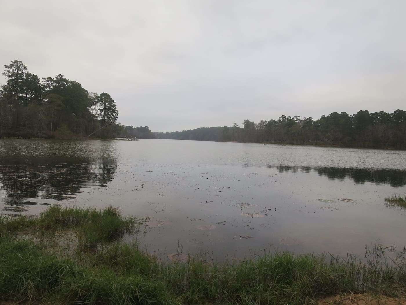Lake Raven south side at Huntsville State Park